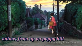 آهنگ تیتراژ پایانی انیمه برفراز تپه ی پاپی from up on poppy hill به همراه متن