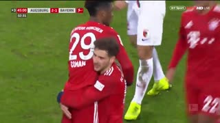 آگزبورگ 2_ 3 بایرن‌مونیخ (هفتۀ بیست و دوم بوندسلیگا)