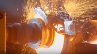 ساخت کالیپر ترمز بوگاتی شیرون با تکنولوژی پرینت سه بعدی - آزمایش عملکرد تحت شدیدترین فشار