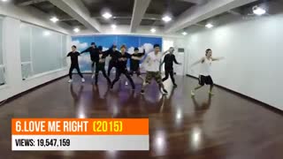 EXO MOST VIEWED DANCE PRACTICE | JANUARY 2019