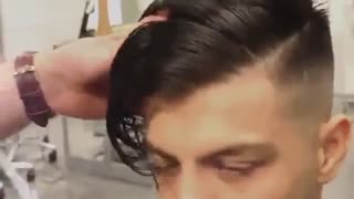 آموزش مدل مو مردانه محو کردن و سایه زدن آرایشگری مردانه