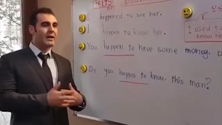 اتفاقا اونا انگلیسی میفهمند | گرامر happen to