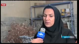 بانوی نمونه ای که جوشکاری میکند(همت بلند یک زن ایرانی)