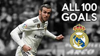 تمامی 100 گل زیبای گرت بیل با پیراهن رئال مادرید