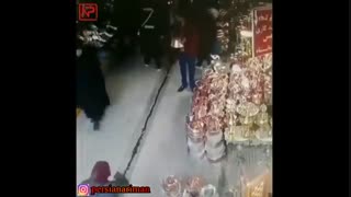 مچ گیری سارقان بازار مسگران با دوربین مداربسته