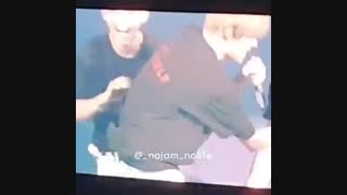 انداختن جین روی استیج توسط ویکوک(te te & kooki & jin)