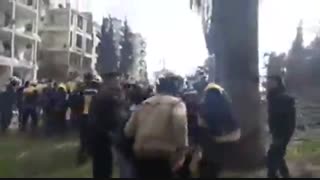 اولین تصاویر از انفجار مهیب در ادلب سوریه