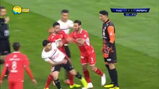 خلاصه دیدار پرسپولیس 1(3)_(1)1 پدیده (مرحله یک‌چهارم نهایی جام حذفی ایران)
