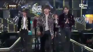 برنده شدن بی تی اس در MAMA2017