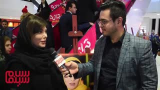 نگار فروزنده در افتتاحیه «رقص روی شیشه»: بعد از چهار سال، دوباره سلام سینما