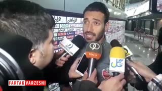 اختصاصی /  صحبتهای شجاع خلیل زاده در پایان بازی پرسپولیس - پدیده
