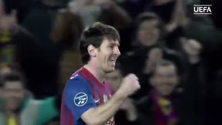 گل‌های برتر لیونل مسی در مرحلۀ یک‌هشتم نهایی لیگ قهرمانان اروپا