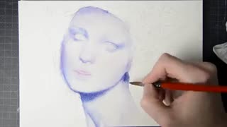 نقاشی چهره بسیار زیبا