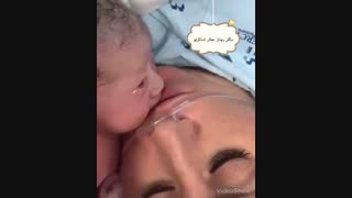 نوزاد تازه متولد شده