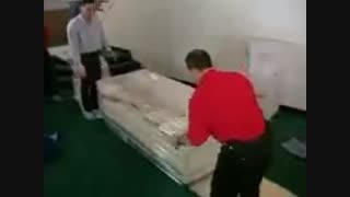 روش جدید بسته بندی مبل جهت حمل و جابجایی