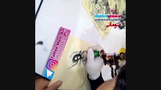 تمرین تتو عنکبوت هنرجویی از شفت