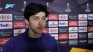 مصاحبه سردار آزمون با سایت زنیت پس از درخشش مقابل فنرباحچه