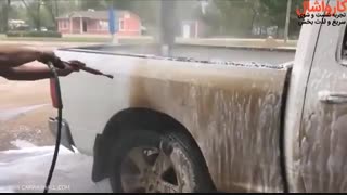 خودروی خیلی کثیف با کارواش خانگی هیوندای ۱۰۰ بار مدل PW 1410IM