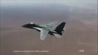 پرواز زیبای جنگنده  بی نظیرf14 ایران