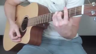 Bob Dylan - Girl From The North Country  اموزش گیتار اهنگ باب دلین