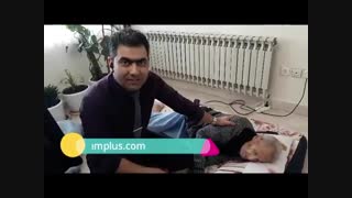 گزارش تصویری ازآخرین جلسه درمان زخم بستر بسیار وسیع