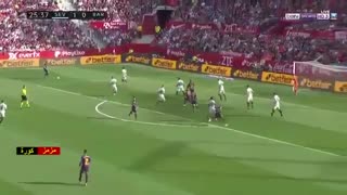 خلاصه دیدار سویا 2_4 بارسلونا (هفتۀ پست‌وپنجم لالیگا اسپانیا)