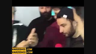ستاره سینمای ایران تماشاگر دیدار استقلال