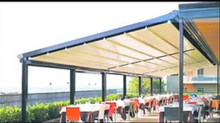 حقانی 09380039391 - پوشش تاشو رستوران - سایبان متحرک رستوران سنتی