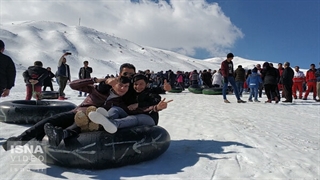 هیجان در پیست اسکی شمال غرب کشور