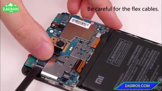 آموزش تعویض باتری موبایل Xiaomi Redmi Note 4x - زاگریوس
