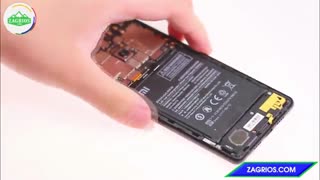 آموزش تعویض کابل آنتن موبایل Xiaomi Mi Mix 2 - زاگریوس