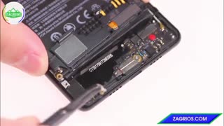 آموزش تعویض بلندگو موبایل Xiaomi Mi Mix 2 - زاگریوس