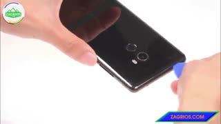 آموزش تعویض شیشه دوربین پشت موبایل Xiaomi Mi Mix 2 - زاگریوس