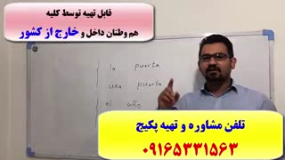 آموزش زبان اسپانیایی در اهواز ، در کمتر از 2 ماه-استاد علی کیانپور