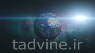 دانلود فوتیج زوم روی کره زمین