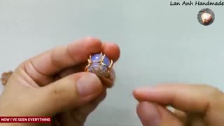 ساخت زیورآلات رزینی طرحی متفاوت