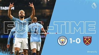 خلاصه دیدار منچستر سیتی 1_0 وستهام (هفتۀ بیست‌وهشتم لیگ برتر انگلیس)