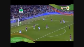 خلاصه بازی منچسترسیتی 1 - وستهام 0 (9-12-1397)