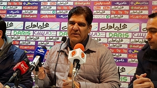 کنفرانس خبری مهاجری پس از تساوی ذوب آهن مقابل ماشین سازی