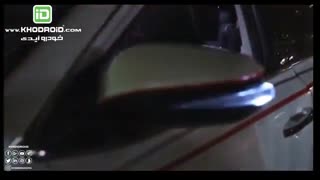 آینه بغل راهنما دار