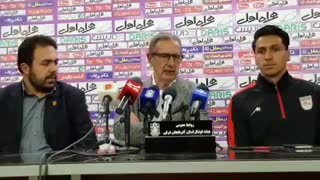 صحبت‌های جرج لیکنز در نشست خبری پس از پیروزی تراکتورسازی مقابل سپاهان