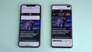 تست سرعت گلکسی S10 و آیفون Xs Max