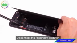 آموزش تعویض بلندگو موبایل Xiaomi Mi 8 - زاگریوس