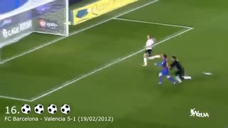 همه 50 هتریک لیونل مسی