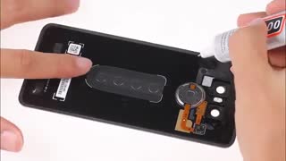 آموزش تعویض قاب پشتی شیشه ای LG G6
