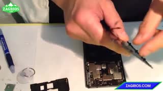 آموزش تعویض درب پشت موبایل Xiaomi Mi Mix - زاگریوس