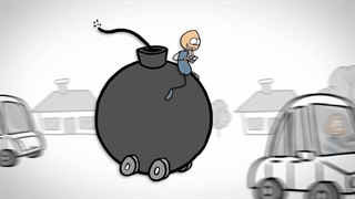 رانندگی با چشمهای بسته!