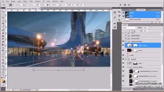 آموزش نورپردازی فضای خارجی در شب vray 3ds max فارسی
