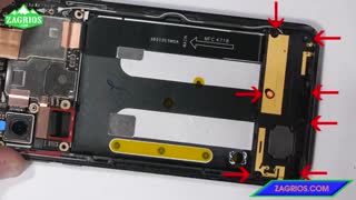 آموزش باز کردن تمام قطعات موبایل Xiaomi Mi Mix 3 - زاگریوس