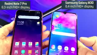 مقایسه Galaxy M30 وRedmi Note 7 Pro